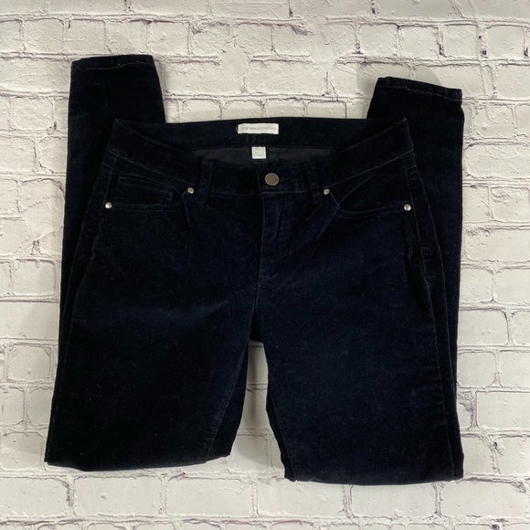 New York & Co Skinny Corduroy Black Pants - Picture 1 of 6